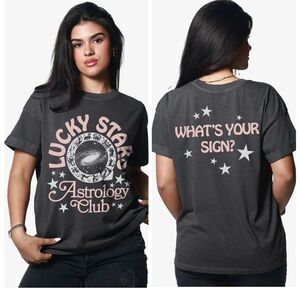Girl Dangerous astrology what’s your sign Short Sleeve Crewneck Graphic T-Shirt